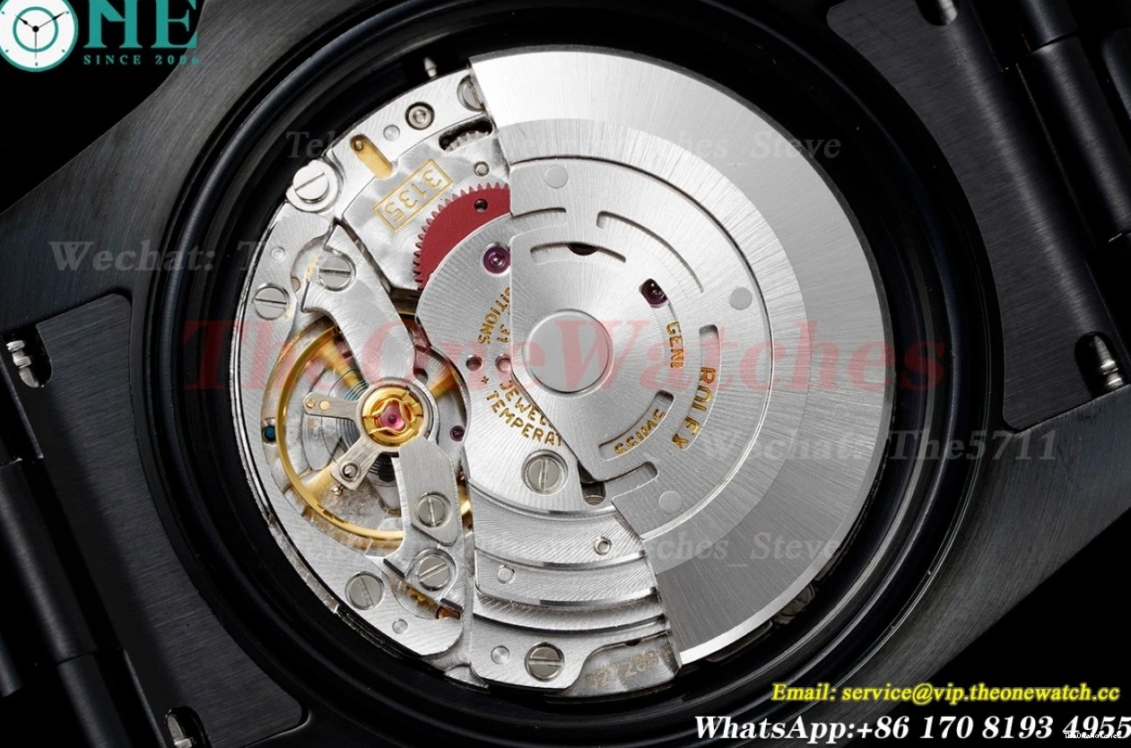 VS3135 SS DLC Green Blaken V6F Dot 40mm Submariner 0407